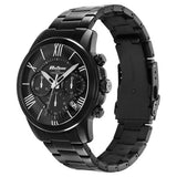 TITAN Octane Classic Sporty Black Dial Stainless Steel Strap Watch 90152NM01