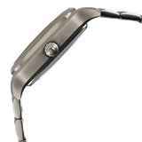 Titan Shaped Automatics Anthracite Dial Grey Stainless Steel Strap watch for Men 90162qm01