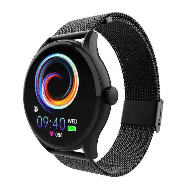 Titan Evoke with large 1.43" AMOLED Display 1000 Nits Brightness, SingleSync, IP68 Water Resistance 90172AM01 - KRISHNA WATCH COMPANY