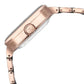 Titan Ceramic Fusion Automatic Square Black Dial Silver Dual-Toned Stainless Steel Bracelet Watch for Men 90175kd03