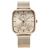 Titan Avant Garde Silver Dial Quartz Multifunction Stainless Steel Strap watch for Men 90178WM01