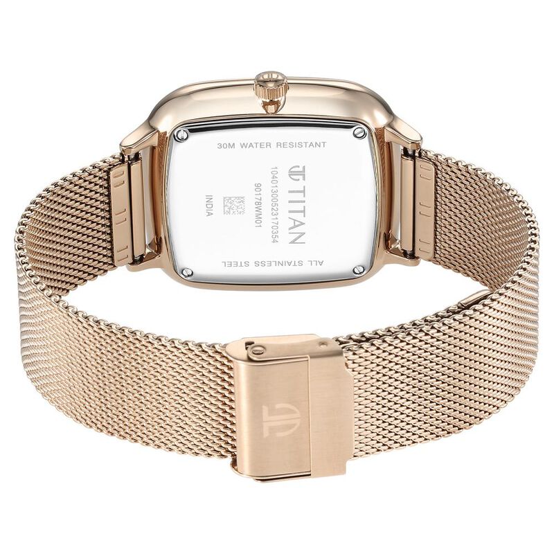 Titan Avant Garde Silver Dial Quartz Multifunction Stainless Steel Strap watch for Men 90178WM01