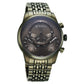 Titan Micromotors Olive Dial Watch for Men 90179qm01