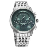 Titan Micromotors Green Dial Watch for Men 90179sm01