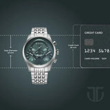 Titan Micromotors Green Dial Watch for Men 90179sm01