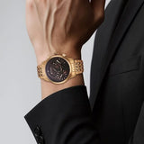 Titan Micromotors Rose Gold dial Watch for Men 90179wm01 - KRISHNA WATCH COMPANY