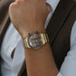 Titan Micromotors Khaki Dial Watch for Men 90181qm01