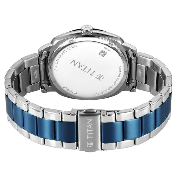 Titan Classique Suave Analog Watch for Men - 90189KM01 - KRISHNA WATCH COMPANY