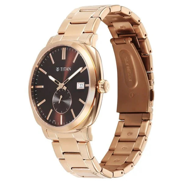 Titan Classique Suave Analog Watch for Men - 90189WM01 - KRISHNA WATCH COMPANY
