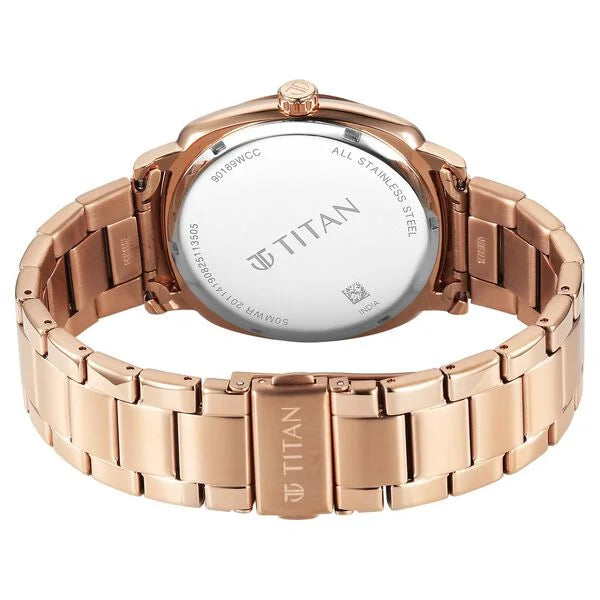 Titan Classique Suave Analog Watch for Men - 90189WM01 - KRISHNA WATCH COMPANY