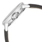 Titan Light leathers Multifunction Anthracite Dial Leather Strap Watch For Men 90200sl02