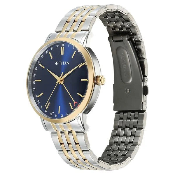 Titan Elegance Analog Watch for Men 90202bm01 - KRISHNA WATCH COMPANY
