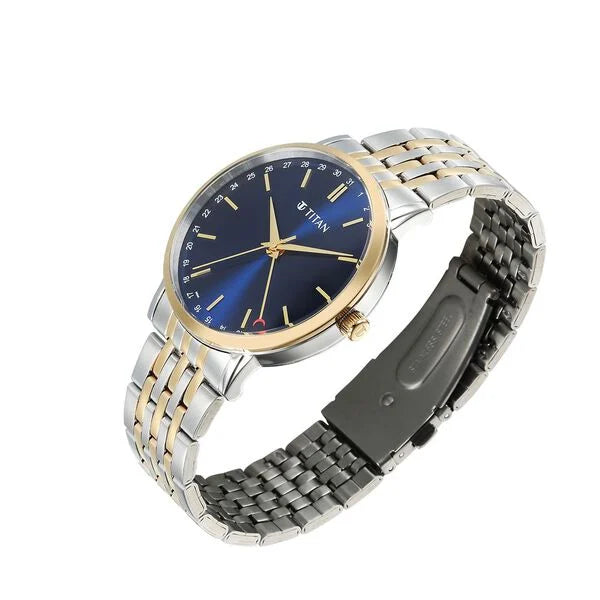 Titan Elegance Analog Watch for Men 90202bm01