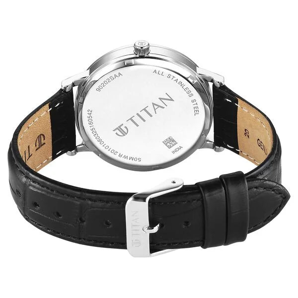 Titan Elegance Analog Watch for Men 90202sl02