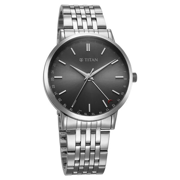 Titan Elegance Watch for Men - 90202SM01 - KRISHNA WATCH COMPANY