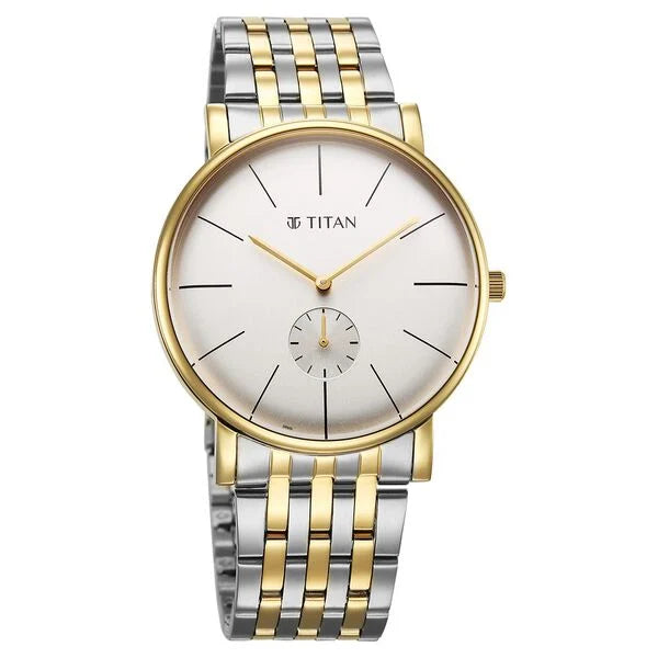 Titan Elegance Watch for Men - 90203BM01 - KRISHNA WATCH COMPANY