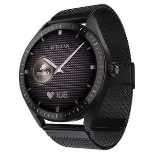 Titan Crest 2.0 With 3.63 CM AMOLED Display With Functional Crown,SingleSync BT Calling,AI Voice Assistant,Find Phone 90205am01 - KRISHNA WATCH COMPANY