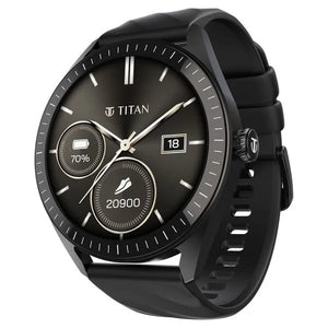 Titan Crest 2.0 With 3.63 CM AMOLED Display With Functional Crown,SingleSync BT Calling,AI Voice Assistant,Find Phone 90205ap01 - KRISHNA WATCH COMPANY