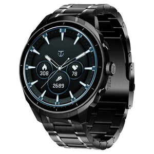 Titan Heritage Premium Smartwatch with All SS Design, 3.6 CM AMOLED Display, BT Calling, Advanced Chipset, Titan Health 90207nm01 - KRISHNA WATCH COMPANY
