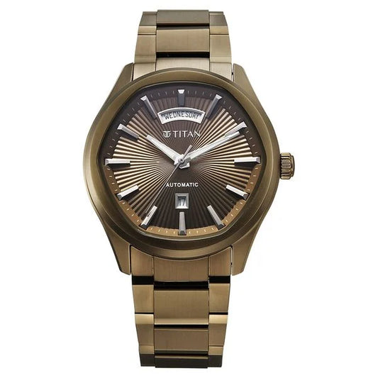 Titan Astral Concealed Automatic Watch for Men 90209qm01