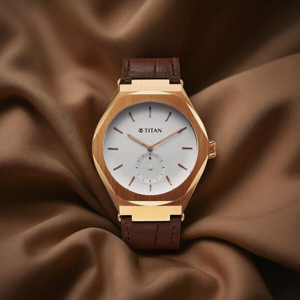 Titan Contour Watch for Men - 90210WL01 - KRISHNA WATCH COMPANY