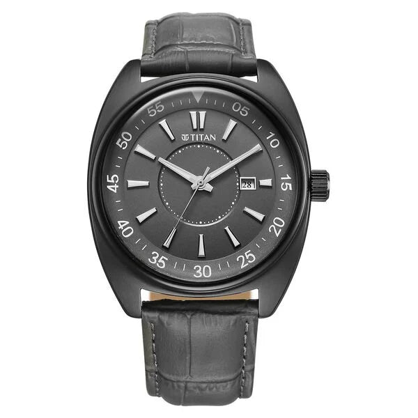Titan Tonneau Watch for Men - 90211QL02 - KRISHNA WATCH COMPANY