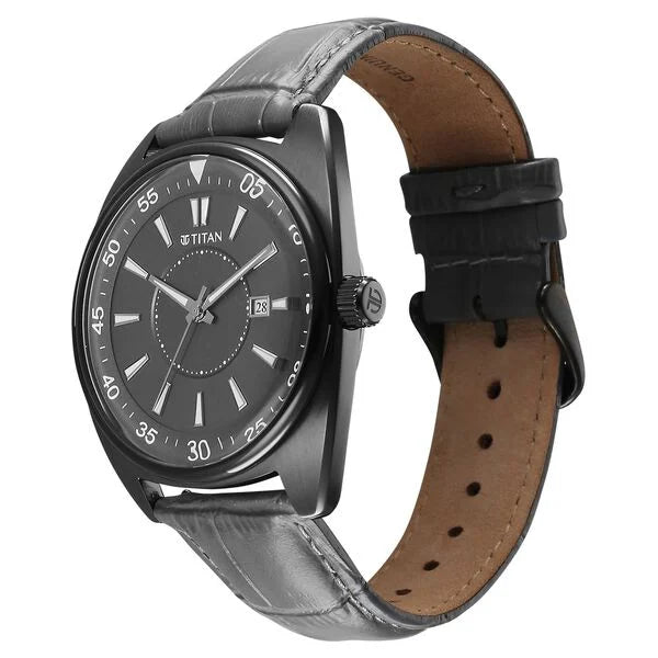 Titan Tonneau Watch for Men 90211ql02