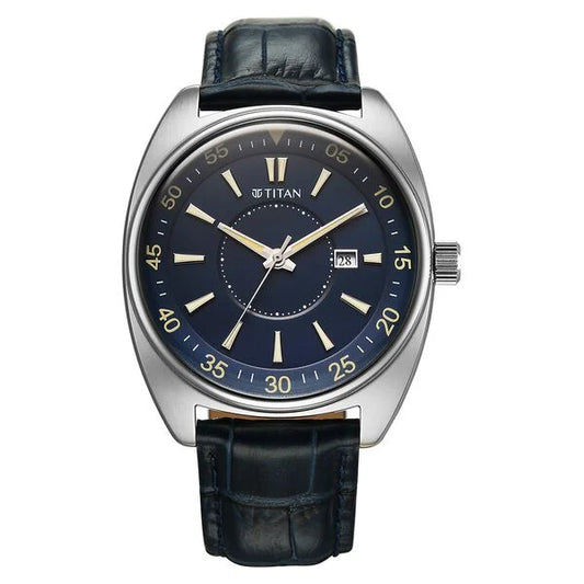 Titan Tonneau Watch for Men 90211sl01