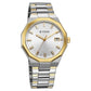 Titan Regalia Dodecagon Quartz Analog with Date Silver Dial Two Toned Stainless Steel Strap Watch For Men 90212bm01
