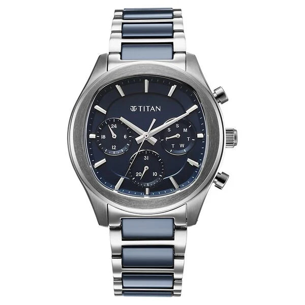Titan Classique Ceramic Fusion Men's Multi-Function Watch 90216kd01