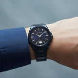 Titan Classique Big Date Analog with Blue Dial Blue Watch for Men 90219qm04