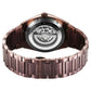 Titan Nexus Skeletal Automatic Analog with Brown Dial Brown Stainless Steel Strap Watch for Men 90221qm01