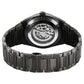 Titan Nexus Skeletal Automatic Analog with Gun Dial Gun Stainless Steel Strap Watch for Men 90221qm02