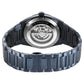 Titan Nexus Skeletal Automatic Analog with Blue Dial Blue Stainless Steel Strap Watch for Men 90221qm03
