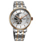 Titan Yin Yang Skeletal Automatic Analog with White Dial Silver and Rose Gold Stainless Steel Strap Watch for Men 90222km01