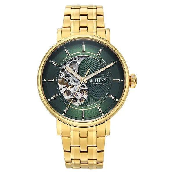Titan Yin Yang Skeletal Automatic Watch for Men 90222ym01