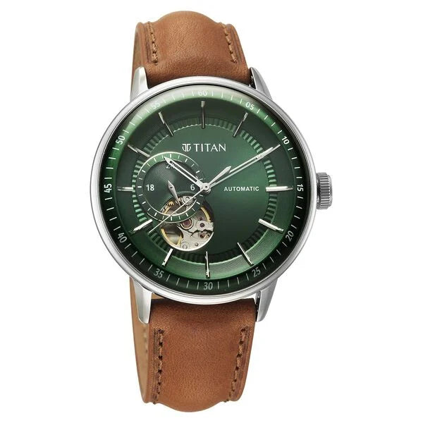 Titan Orbital Open Heart Automatic Analog Watch for Men 90226sl01 - KRISHNA WATCH COMPANY
