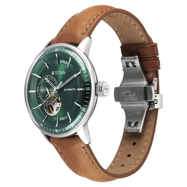 Titan Orbital Open Heart Automatic Analog Watch for Men 90226sl01 - KRISHNA WATCH COMPANY