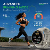 Titan Celestor Swift GPS Smartwatch with Advanced Badminton Mode, Zone Based Training ,AI Brief & Titan Q-Black 90247ap01c