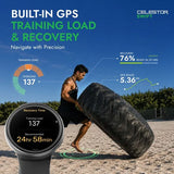 Titan Celestor Swift GPS Smartwatch with Advanced Badminton Mode, Zone Based Training ,AI Brief & Titan Q-Black 90247ap01c