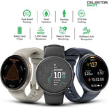 Titan Celestor Swift GPS Smartwatch with Advanced Badminton Mode, Zone Based Training ,AI Brief & Titan Q-Black 90247ap01c