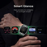Titan EVOKE S Smartwatch with 1.7" AMOLED Display AI Chat Smart Glance Flush strap Transition Magnetic Precision Buckle 90249qp01k