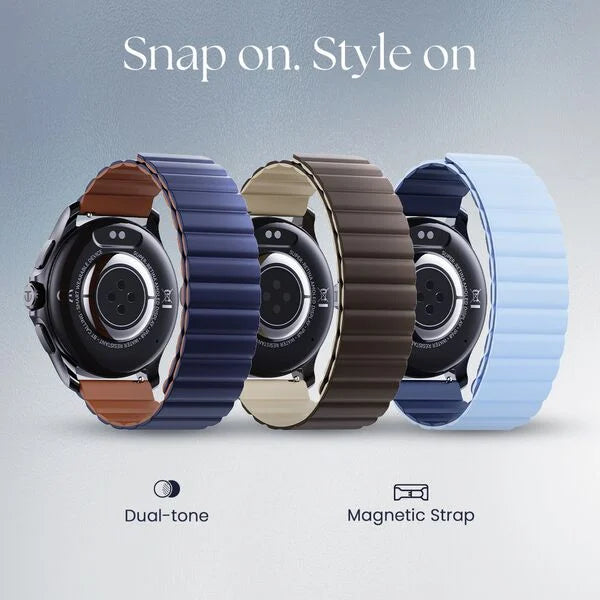 Titan Evoke Smartwatch 1.32" inch AMOLED Display with AOD, 1000 Nits Metal Body 90251qp02c