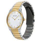 Titan Classique Slim Wear Quartz Analog Silver Dial Watch For Men 90257bm01