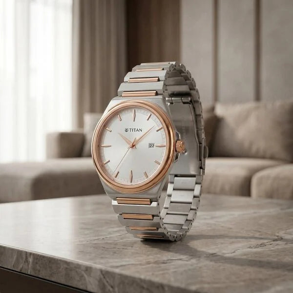Titan Classique Sleek fit Quartz Analog Executive Style Watch 90261km01