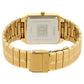 Titan Rectangle White Dial Analog with Date Metal Strap Watch for Men 9264YM01