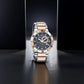 Xylys Swiss Chronograph Stainless Steel Black Dial Watch for Men 9295km02