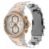Titan Rose Gold Dial Two Toned Stainless Steel Strap Watch NR9308KM01