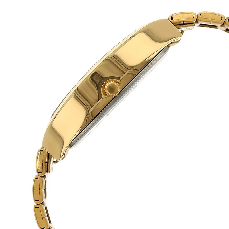Titan Rectangle Champagne Dial Analog with Date Stainless Steel Strap watch for 9315YM02