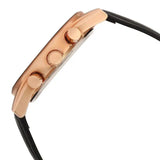 Titan Octane Silver Dial Leather Strap Watch NP9322WL01